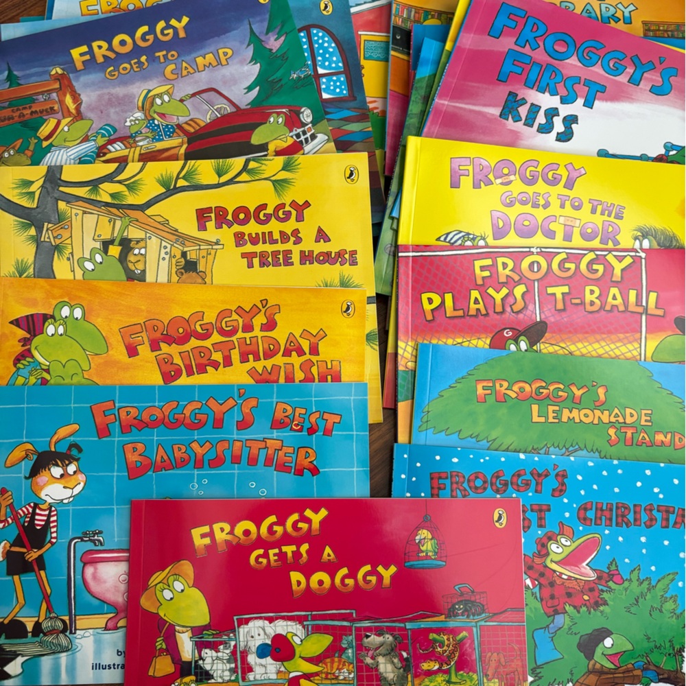 Lot of 10 Froggy Books by Jonathan London Children Kids Picture - Random